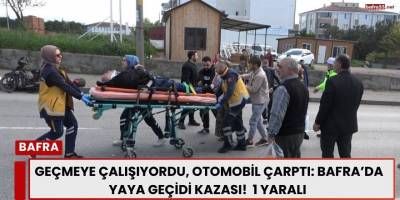 Geçmeye Çalışıyordu, Otomobil Çarptı: Bafra’da Yaya Geçidi Kazası!