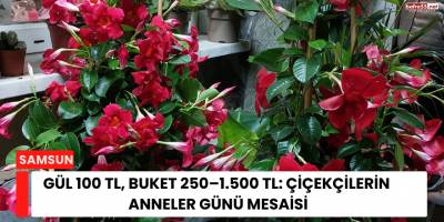Gül 100 TL, Buket 250–1.500 TL: Çiçekçilerin Anneler Günü Mesaisi
