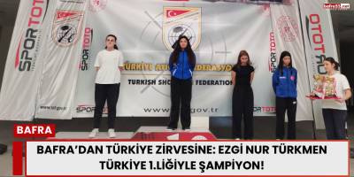 Atıcılıkla Bafra’yı Zirveye Taşıyan Türkiye 1.si: Ezgi Nur Türkmen!