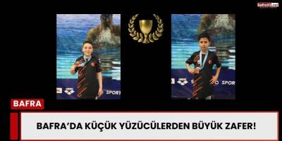 Bafra’da Küçük Yüzücülerden Büyük Zafer!
