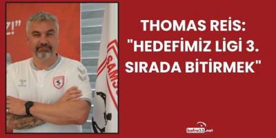 Thomas Reis: "Hedefimiz ligi 3. sırada bitirmek"