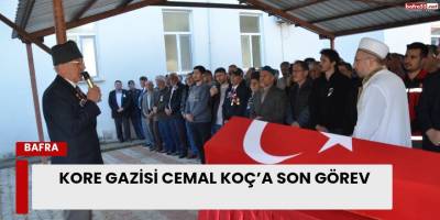 Kore Gazisi Cemal Koç’a Son Görev