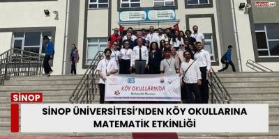 Sinop Üniversitesi’nden Köy Okullarına Matematik Etkinliği