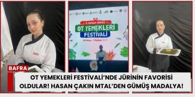Ot Yemekleri Festivali’nde Jürinin Favorisi Oldular! Hasan Çakın MTAL’den Gümüş Madalya