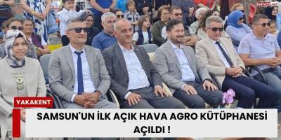 Samsun'un İlk Açık Hava Agro Kütüphanesi Açıldı!