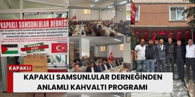 Kapaklı Samsunlular Derneğinden Anlamlı Kahvaltı Programı