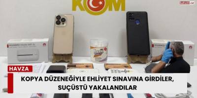 Kopya Düzeneğiyle Ehliyet Sınavına Girdiler, Suçüstü Yakalandılar