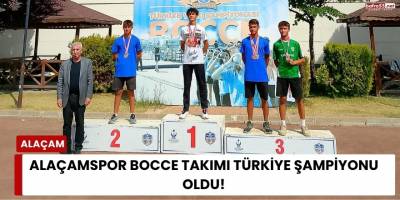 Alaçamspor Bocce Takımı Türkiye Şampiyonu Oldu