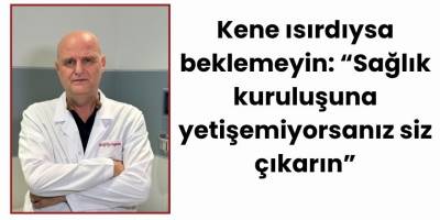 Kene ısırdıysa beklemeyin: “Sağlık kuruluşuna yetişemiyorsanız siz çıkarın”