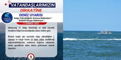 Samsun’da Hava ve Deniz Koşulları Nedeniyle Uyarı
