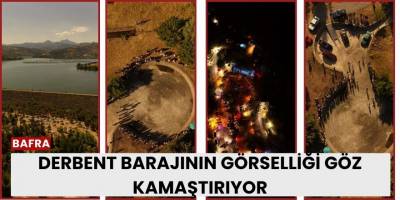Derbent Barajının Görselliği Göz Kamaştırıyor