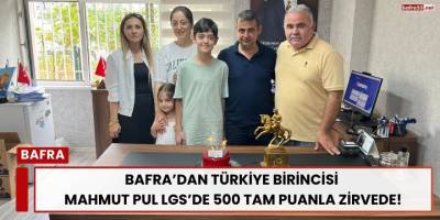 Bafra’dan Türkiye Birincisi: Mahmut Pul LGS’de 500 Tam Puanla Zirvede!