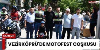 Vezirköprü'de Motofest Coşkusu
