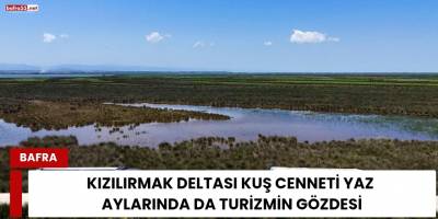 Kızılırmak Deltası Kuş Cenneti Yaz Aylarında da Turizmin Gözdesi