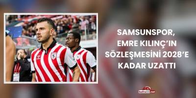 Samsunspor, Emre Kılınç’ın Sözleşmesini 2028’e Kadar Uzattı