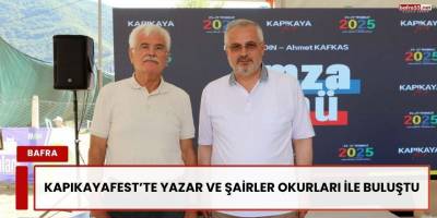 KAPIKAYAFEST’TE YAZAR VE ŞAİRLER OKURLARI İLE BULUŞTU