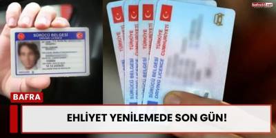 Ehliyet Yenilemede Son Gün!