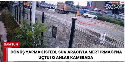 Dönüş Yapmak İstedi, SUV Aracıyla Mert Irmağı’na Uçtu! O Anlar Kamerada