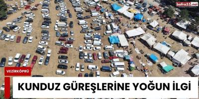 Kunduz Güreşlerine Yoğun İlgi
