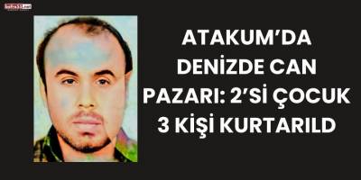 Atakum’da Denizde Can Pazarı: 2’si Çocuk 3 Kişi Kurtarıldı