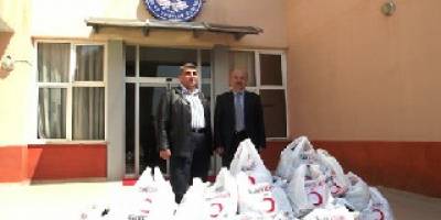 Türk Kızılayı Bafra Şubesi’nden Milli Piyango Yurduna Giysi Desteği