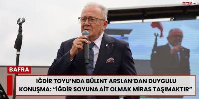 İğdir Toyu’nda Bülent Arslan’dan Duygulu Konuşma: “İğdir Soyuna Ait Olmak Miras Taşımaktır”