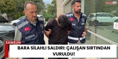 Bara Silahlı Saldırı: Çalışan Sırtından Vuruldu