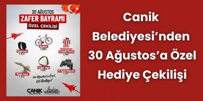 Canik Belediyesi’nden 30 Ağustos’a Özel Hediye Çekilişi