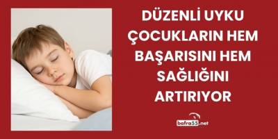 Düzenli Uyku Çocukların Hem Başarısını Hem Sağlığını Artırıyor