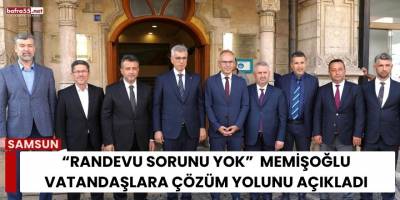 “Randevu Sorunu Yok”  Memişoğlu Vatandaşlara Çözüm Yolunu Açıkladı