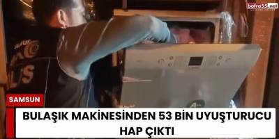 Bulaşık Makinesinden 53 Bin Uyuşturucu Hap Çıktı