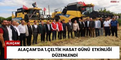 Alaçam’da 1.Çeltik Hasat Günü  Etkinliği Düzenlendi