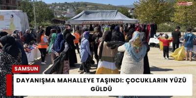 Dayanışma Mahalleye Taşındı: Çocukların Yüzü Güldü
