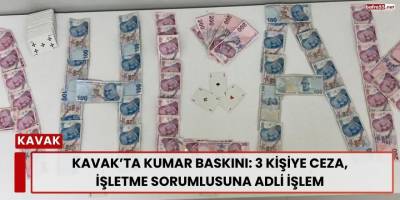 Kavak’ta Kumar Baskını: 3 Kişiye Ceza, İşletme Sorumlusuna Adli İşlem