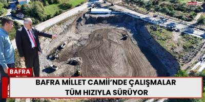 Bafra Millet Camii’nde Çalışmalar Tüm Hızıyla Sürüyor