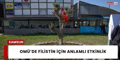 OMÜ’de Filistin İçin Anlamlı Etkinlik