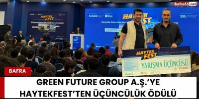 Green Future Group A.Ş.’ye HAYTEKFEST’ten Üçüncülük Ödülü