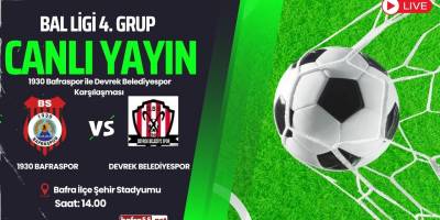 Bafraspor – Devrek Belediyespor Maçı Canlı Yayında!