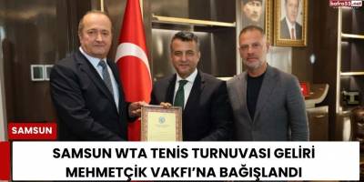 Samsun WTA Tenis Turnuvası Geliri Mehmetçik Vakfı’na Bağışlandı