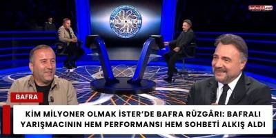 Kim Milyoner Olmak İster’de Bafra Rüzgârı: Bafralı Yarışmacının Hem Performansı Hem Sohbeti Alkış Aldı