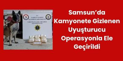 Kamyonete Gizlenen Uyuşturucu Operasyonla Ele Geçirildi
