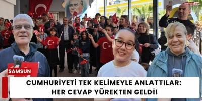 Cumhuriyeti Tek Kelimeyle Anlattılar: Her Cevap Yürekten Geldi!