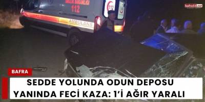 Sedde Yolunda Odun Deposu Yanında Feci Kaza: 1’i Ağır Yaralı