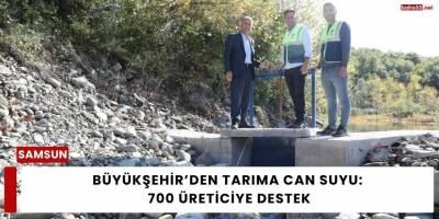 Büyükşehir’den Tarıma Can Suyu: 700 Üreticiye Destek