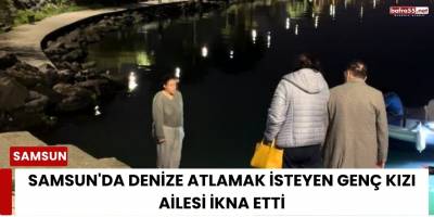 Denize Atlamak İsteyen Genç Kızı Ailesi İkna Etti