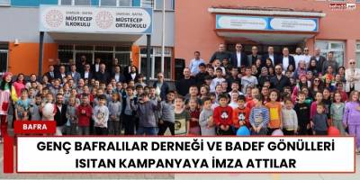 Genç Bafralılar Derneği ve BADEF Gönülleri Isıtan Kampanyaya İmza Attılar