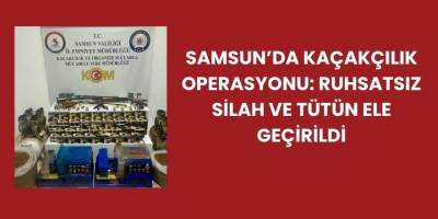 Kaçakçılık Operasyonu: Ruhsatsız Silah ve Tütün Ele Geçirildi