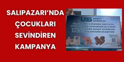 Salıpazarı’nda Çocukları Sevindiren Kampanya