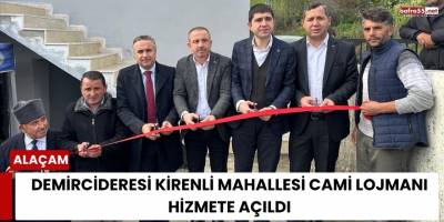 Demircideresi Kirenli Mahallesi Cami Lojmanı Hizmete Açıldı