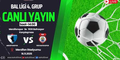 Merzifonspor – 1930 Bafraspor Deplasmanı Şimdi Canlı Yayında